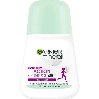 Garnier Mineral Action Control Antitranspirant-Deoroller 50 ml Garnier Mineral Action Control Antitranspirant-Deoroller 50 ml