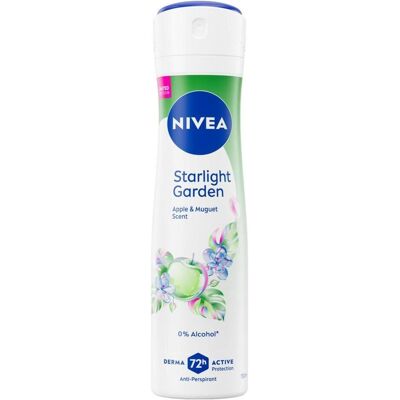 NIVEA, Deo, Deodorant Spray Starlight Garden 72h Women's Deodorant 150ml (Spray, 150 ml) NIVEA, Deo, Deodorant Spray Starlight Garden 72h Women's Deodorant 150ml (Spray, 150 ml)