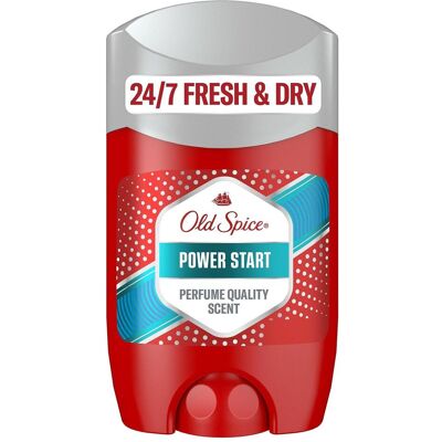 Old Spice Power Start Antitranspirant Stick - Für Herren, Trocken & Frisch Old Spice Power Start Antitranspirant Stick - Für Herren, Trocken & Frisch