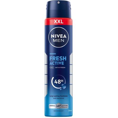 NIVEA, Deo, Men Fresh Active Deospray 250 ml (Spray, 200 ml) NIVEA, Deo, Men Fresh Active Deospray 250 ml (Spray, 200 ml)