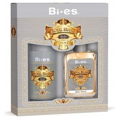 Bi-Es, Aftershave, Royal Brand Light Aftershave 100 Ml + Deodorant 150 Ml Set (Rasierwasser, 100 ml) Bi-Es, Aftershave, Royal Brand Light Aftershave 100 Ml + Deodorant 150 Ml Set (Rasierwasser, 100 ml)