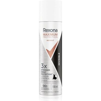 Rexona, Deo, Maximaler Schutz Unsichtbares Deodorant Spray (Spray, 150 ml) Rexona, Deo, Maximaler Schutz Unsichtbares Deodorant Spray (Spray, 150 ml)