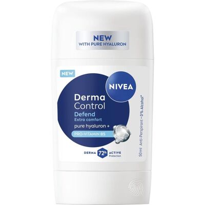 Nivea, Deo, Festes Antitranspirant Derma Control Defend (Antitranspirant) 50 ml (Stick) Nivea, Deo, Festes Antitranspirant Derma Control Defend (Antitranspirant) 50 ml (Stick)