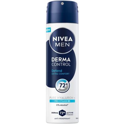 NIVEA, Deo, Men Derma Control Defend Antiperspirant Spray 150ml (Spray, 150 ml) NIVEA, Deo, Men Derma Control Defend Antiperspirant Spray 150ml (Spray, 150 ml)