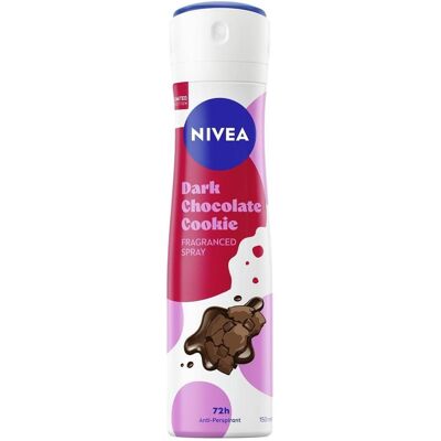 Nivea, Deo, - Antitranspirant-Spray „Dark Chocolate Cookie“, 150 ml (Spray, 150 ml) Nivea, Deo, - Antitranspirant-Spray „Dark Chocolate Cookie“, 150 ml (Spray, 150 ml)