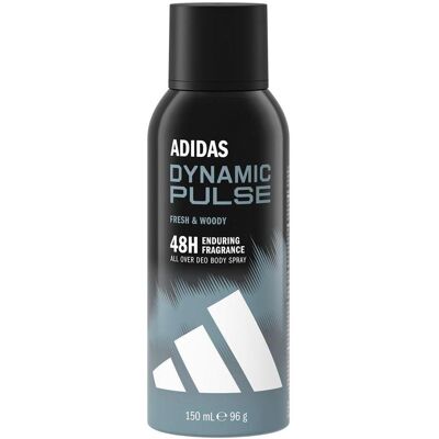 Adidas Deo, Dynamic Pulse, 48h Protection, Deodorant Spray, For Men, 150 ml For Men (Spray, 150 ml) Adidas Deo, Dynamic Pulse, 48h Protection, Deodorant Spray, For Men, 150 ml For Men (Spray, 150 ml)