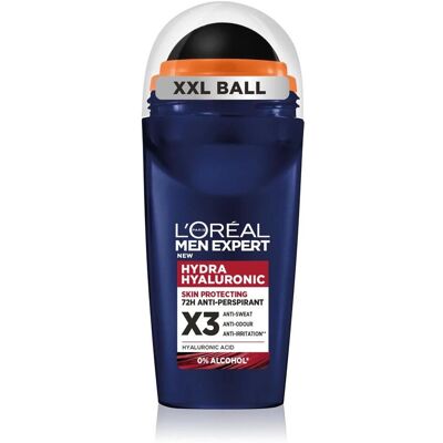 L'Oréal Paris, Deo, Loreal Men Expert Hydra Hyaluronic Antiperspirant 72h Rollon 50 Ml (Roll-on, 50 ml) L'Oréal Paris, Deo, Loreal Men Expert Hydra Hyaluronic Antiperspirant 72h Rollon 50 Ml (Roll-on, 50 ml)
