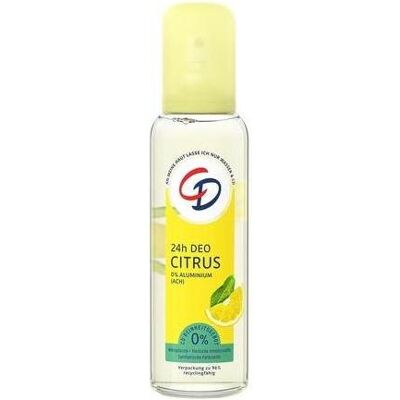 CD, Deo, BIO Deodorant Spray 'Citrus' 75ml Aluminum-Free Long-Lasting Protection for 24 Hours Vegan Skincare (Spray, 75 ml) CD, Deo, BIO Deodorant Spray 'Citrus' 75ml Aluminum-Free Long-Lasting Protection for 24 Hours Vegan Skincare (Spray, 75 ml)