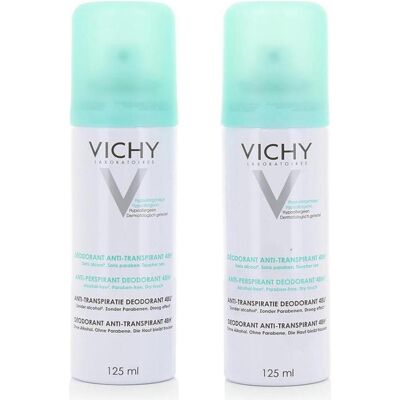 Vichy Anti-Transpirant 48H Spray 2X125 ML Vichy Anti-Transpirant 48H Spray 2X125 ML