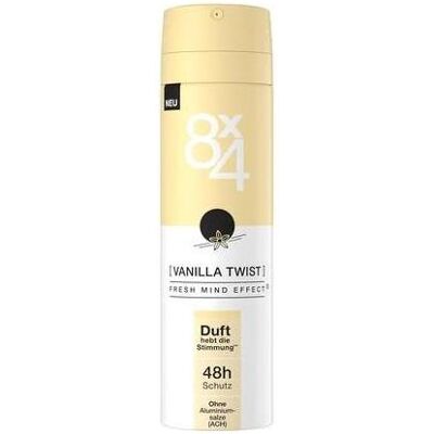 8X4, Deo, Vanilla Twist (Spray, 150 ml) 8X4, Deo, Vanilla Twist (Spray, 150 ml)