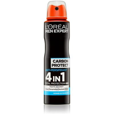L'Oréal Paris, Deo, Men Expert Carbon Protect Anti-Perspirant Intence Ice Fragrance (Spray, 150 ml) L'Oréal Paris, Deo, Men Expert Carbon Protect Anti-Perspirant Intence Ice Fragrance (Spray, 150 ml)