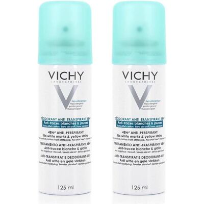 Vichy, Deo, 2er-Set Deodorants - 2 x 125 ml (Spray, 125 ml) Vichy, Deo, 2er-Set Deodorants - 2 x 125 ml (Spray, 125 ml)