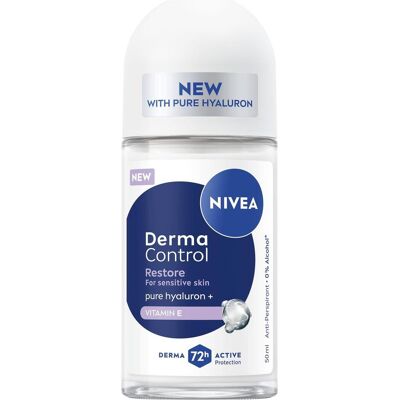 Nivea, Deo, Derma Control Restore Roll-On Antitranspirant 50 ml (Roll-on, 50 ml) Nivea, Deo, Derma Control Restore Roll-On Antitranspirant 50 ml (Roll-on, 50 ml)