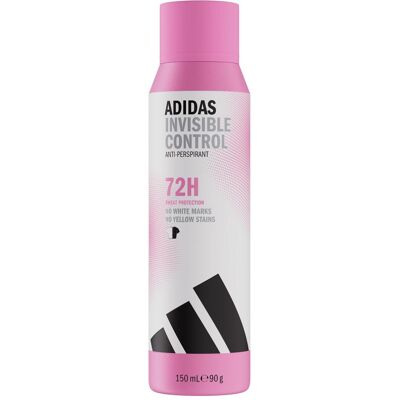 Adidas Deo, Invisible Control Anti Transpirant Deo Spray Female 150 ml (Spray, 150 ml) Adidas Deo, Invisible Control Anti Transpirant Deo Spray Female 150 ml (Spray, 150 ml)