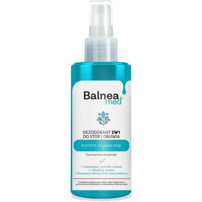 Barwa, Deo, Colour Balnea Med Foot & Shoe Deodorant Specialist Deodorant For Feet And Footwear 150Ml (Spray, 150 ml) Barwa, Deo, Colour Balnea Med Foot & Shoe Deodorant Specialist Deodorant For Feet And Footwear 150Ml (Spray, 150 ml)
