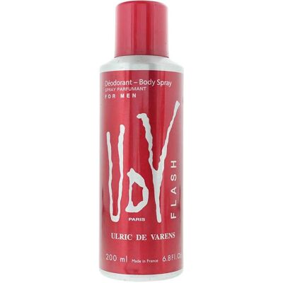 Ulric De Varens, Deo, Flash, Deodorant Spray, For Men, 200 ml For Men (Spray, 200 ml) Ulric De Varens, Deo, Flash, Deodorant Spray, For Men, 200 ml For Men (Spray, 200 ml)