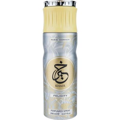 Paris Corner, Deo, Khair Felicity 200ml Deodorant Spray (Spray, 200 ml) Paris Corner, Deo, Khair Felicity 200ml Deodorant Spray (Spray, 200 ml)