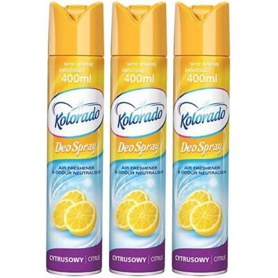 Kolorado, Deo, Colorado Deodorant Spray 400ml Citrus (Spray, 400 ml) Kolorado, Deo, Colorado Deodorant Spray 400ml Citrus (Spray, 400 ml)