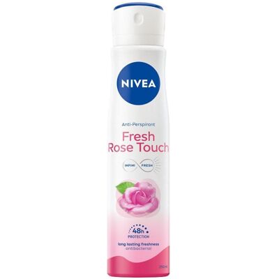NIVEA, Deo, Fresh Rose Touch Antiperspirant 250Ml (Spray, 250 ml) NIVEA, Deo, Fresh Rose Touch Antiperspirant 250Ml (Spray, 250 ml)