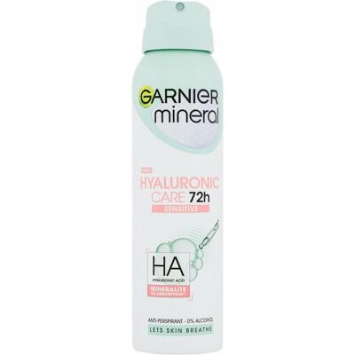 Garnier Mineral Hyaluronic Care Antitranspirant Spray - Sensible Haut - 150 ml Garnier Mineral Hyaluronic Care Antitranspirant Spray - Sensible Haut - 150 ml