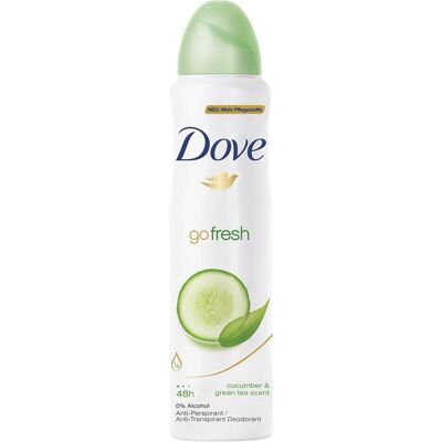 Dove, Deo, Go Fresh Grüner Tee & Gurkenduft (Spray, 150 ml) Dove, Deo, Go Fresh Grüner Tee & Gurkenduft (Spray, 150 ml)