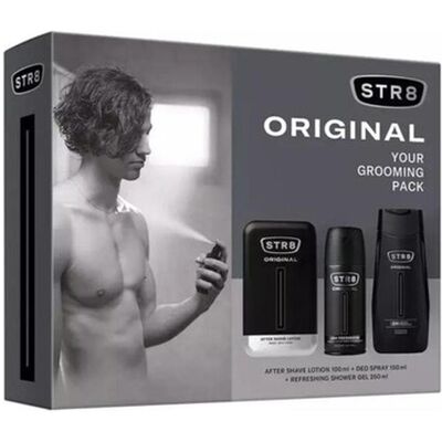 Str8, Beauty Geschenkset, Original ASL 100ml mit Deodorant 150ml und Gel 250ml (Körperpflegeset) Str8, Beauty Geschenkset, Original ASL 100ml mit Deodorant 150ml und Gel 250ml (Körperpflegeset)