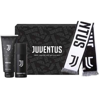 Adidas Beauty Geschenkset, Zestaw Juventus Shower Gel 200 ml, Deodorant Spray 150 ml, Textile Scarf Black/White (Körperpflegeset) Adidas Beauty Geschenkset, Zestaw Juventus Shower Gel 200 ml, Deodorant Spray 150 ml, Textile Scarf Black/White (Körperpflegeset)