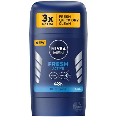 NIVEA MEN, Deo, Fresh Active Deo Stick (Stick, 81 g) NIVEA MEN, Deo, Fresh Active Deo Stick (Stick, 81 g)