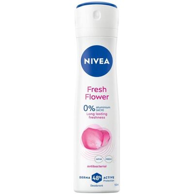 NIVEA, Deo, Fresh Flower Deodorant 48H 150Ml (Spray, 150 ml) NIVEA, Deo, Fresh Flower Deodorant 48H 150Ml (Spray, 150 ml)