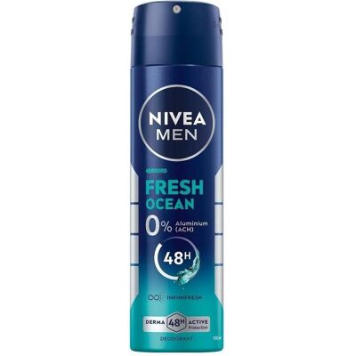 NIVEA MEN, Deo, Fresh Ocean Spray (Spray, 150 ml) NIVEA MEN, Deo, Fresh Ocean Spray (Spray, 150 ml)