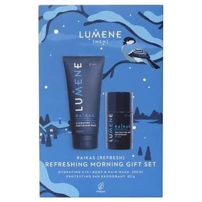 Lumene, Beauty Geschenkset, Raikas Refreshing Morning Gift Set Body & Hair Wash Gel 200ml Deodorant Stick 60g Lumene, Beauty Geschenkset, Raikas Refreshing Morning Gift Set Body & Hair Wash Gel 200ml Deodorant Stick 60g