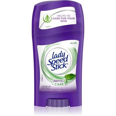 Lady Speed Stick, Deo, Derma Care Deodorant-Stift mit Aloe Vera (Stick, 40 g) Lady Speed Stick, Deo, Derma Care Deodorant-Stift mit Aloe Vera (Stick, 40 g)