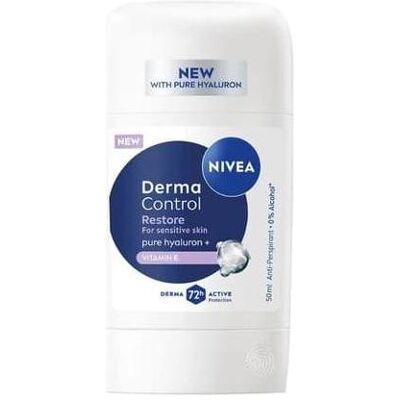 NIVEA, Deo, Derma Control Restore Antiperspirant Stick 50ml (Stick) NIVEA, Deo, Derma Control Restore Antiperspirant Stick 50ml (Stick)