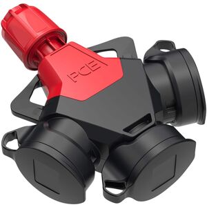 PCE, Netzstecker + Netzkupplung, PC Electric 253811-src 3fach-Kupplung Gummi 250 V Rot IP54 PCE, Netzstecker + Netzkupplung, PC Electric 253811-src 3fach-Kupplung Gummi 250 V Rot IP54