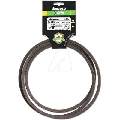 Arnold, Zubehör Gartenmaschinen, X-Grip Keilriemen 4L880 (Rasenmäher, Gartenmaschinen Ersatzteile) Arnold, Zubehör Gartenmaschinen, X-Grip Keilriemen 4L880 (Rasenmäher, Gartenmaschinen Ersatzteile)