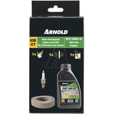 Arnold, Zubehör Gartenmaschinen, Motor Wartungskit MTD ThorX 40, 140 ccm, mit Primer (Rasenmäher, Gartenmaschinen Ersatzteile) Arnold, Zubehör Gartenmaschinen, Motor Wartungskit MTD ThorX 40, 140 ccm, mit Primer (Rasenmäher, Gartenmaschinen Ersatzteile)