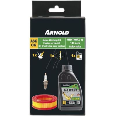 Arnold, Zubehör Gartenmaschinen, Motor Wartungskit MTD ThorX 45, 140 ccm, Autochoke (Rasenmäher) Arnold, Zubehör Gartenmaschinen, Motor Wartungskit MTD ThorX 45, 140 ccm, Autochoke (Rasenmäher)