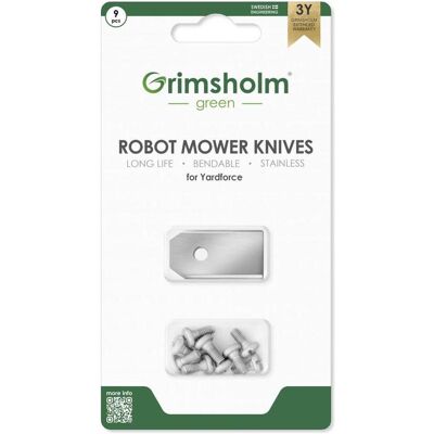 NoName, Zubehör Gartenmaschinen, Knife for Yardforce 9-pack (Mähroboter, Rasenmäher Messer + Ersatzmesser Gartenmaschinen) NoName, Zubehör Gartenmaschinen, Knife for Yardforce 9-pack (Mähroboter, Rasenmäher Messer + Ersatzmesser Gartenmaschinen)