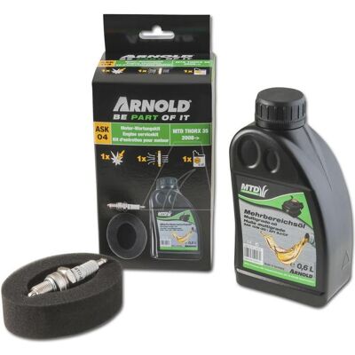 Arnold, Zubehör Gartenmaschinen, Motor Wartungskit MTD ThorX 35, 123 ccm mit Primer (Rasenmäher) Arnold, Zubehör Gartenmaschinen, Motor Wartungskit MTD ThorX 35, 123 ccm mit Primer (Rasenmäher)