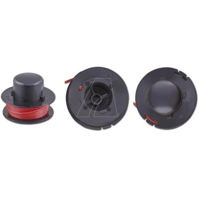 Arnold, Zubehör Gartenmaschinen, Trimmerspule für WOLF-Garten GTE 830 / Li-Ion Power GTB 815 (Rasentrimmer, Trimmerfaden + Fadenspule) Arnold, Zubehör Gartenmaschinen, Trimmerspule für WOLF-Garten GTE 830 / Li-Ion Power GTB 815 (Rasentrimmer, Trimmerfaden + Fadenspule)