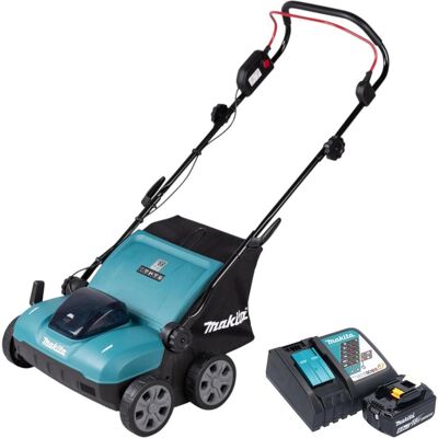 Makita, Vertikutierer, DUV 320 RG Akku Vertikutierer 18 V 32 cm 30 l Brushless + 1x Akku 6,0 Ah + Ladegerät Makita, Vertikutierer, DUV 320 RG Akku Vertikutierer 18 V 32 cm 30 l Brushless + 1x Akku 6,0 Ah + Ladegerät