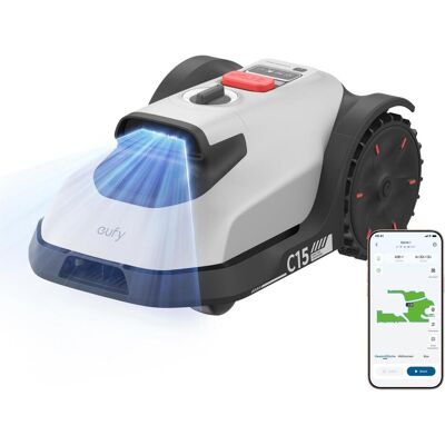 eufy, Mähroboter, Robotic Lawn Mower C15 Solo (500 m², Ohne Begrenzungskabel) eufy, Mähroboter, Robotic Lawn Mower C15 Solo (500 m², Ohne Begrenzungskabel)