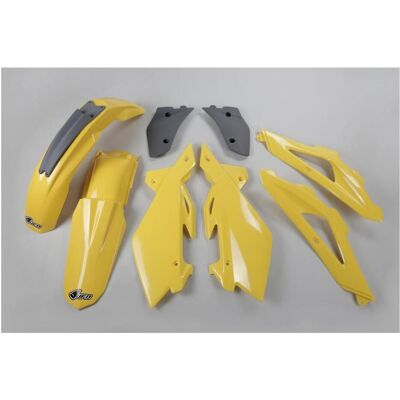 UFO, Motorrad Zubehör, KUNSTSTOFFSET HUSQVARNA TC 125/250 '05-07 FARBE GELB / GRAU (HU602E103) UFO, Motorrad Zubehör, KUNSTSTOFFSET HUSQVARNA TC 125/250 '05-07 FARBE GELB / GRAU (HU602E103)