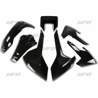 UFO, Motorrad Zubehör, PLASTIC SET HUSQVARNA TX/TE/FE '17-'19 WITH LAMP COVER BLACK (HU621E001) UFO, Motorrad Zubehör, PLASTIC SET HUSQVARNA TX/TE/FE '17-'19 WITH LAMP COVER BLACK (HU621E001)