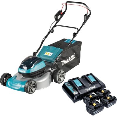 Makita, Rasenmäher, DLM 466 PT4 Akku Rasenmäher 36 V ( 2x 18 V ) 46 cm Brushless + 4x Akku 5,0 Ah + Ladegerät (Akkubetrieb) Makita, Rasenmäher, DLM 466 PT4 Akku Rasenmäher 36 V ( 2x 18 V ) 46 cm Brushless + 4x Akku 5,0 Ah + Ladegerät (Akkubetrieb)