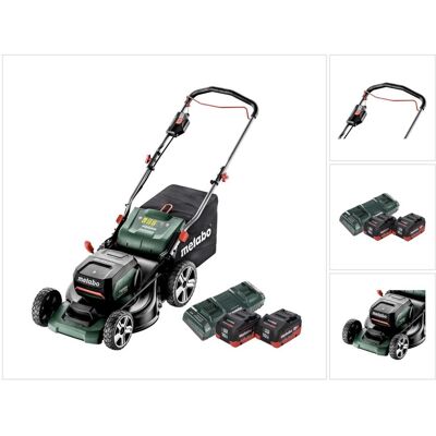 Metabo, Rasenmäher, RM 36-18 LTX BL 46 Akku Rasenmäher 36 V ( 2x 18 V ) 46 cm Brushless + 2x Akku 10,0 Ah + Doppe (Akkubetrieb) Metabo, Rasenmäher, RM 36-18 LTX BL 46 Akku Rasenmäher 36 V ( 2x 18 V ) 46 cm Brushless + 2x Akku 10,0 Ah + Doppe (Akkubetrieb)