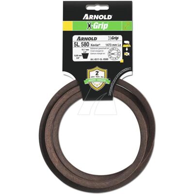 Arnold, Zubehör Gartenmaschinen, X-Grip Keilriemen 5L580 (Rasenmäher) Arnold, Zubehör Gartenmaschinen, X-Grip Keilriemen 5L580 (Rasenmäher)