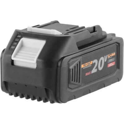 Procraft, Werkzeugakku + Ladegerät, 20/4C Akku 20 V 4,0 Ah / 4000 mAh Li-ion mit Ladestandsanzeige (20 V) Procraft, Werkzeugakku + Ladegerät, 20/4C Akku 20 V 4,0 Ah / 4000 mAh Li-ion mit Ladestandsanzeige (20 V)