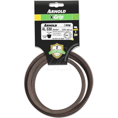 Arnold, Zubehör Gartenmaschinen, X-Grip Keilriemen 4L530 (Rasenmäher, Gartenmaschinen Ersatzteile) Arnold, Zubehör Gartenmaschinen, X-Grip Keilriemen 4L530 (Rasenmäher, Gartenmaschinen Ersatzteile)