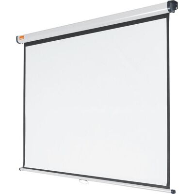 Nobo Wall Mounted Projection Screen 1500x1138mm (70.87", 4:3), Leinwand, Grau Nobo Wall Mounted Projection Screen 1500x1138mm (70.87", 4:3), Leinwand, Grau